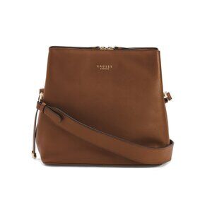 RADLEY LONDON Tortoise 1 Leather Dukes Place Medium Three Compartment Crossbody